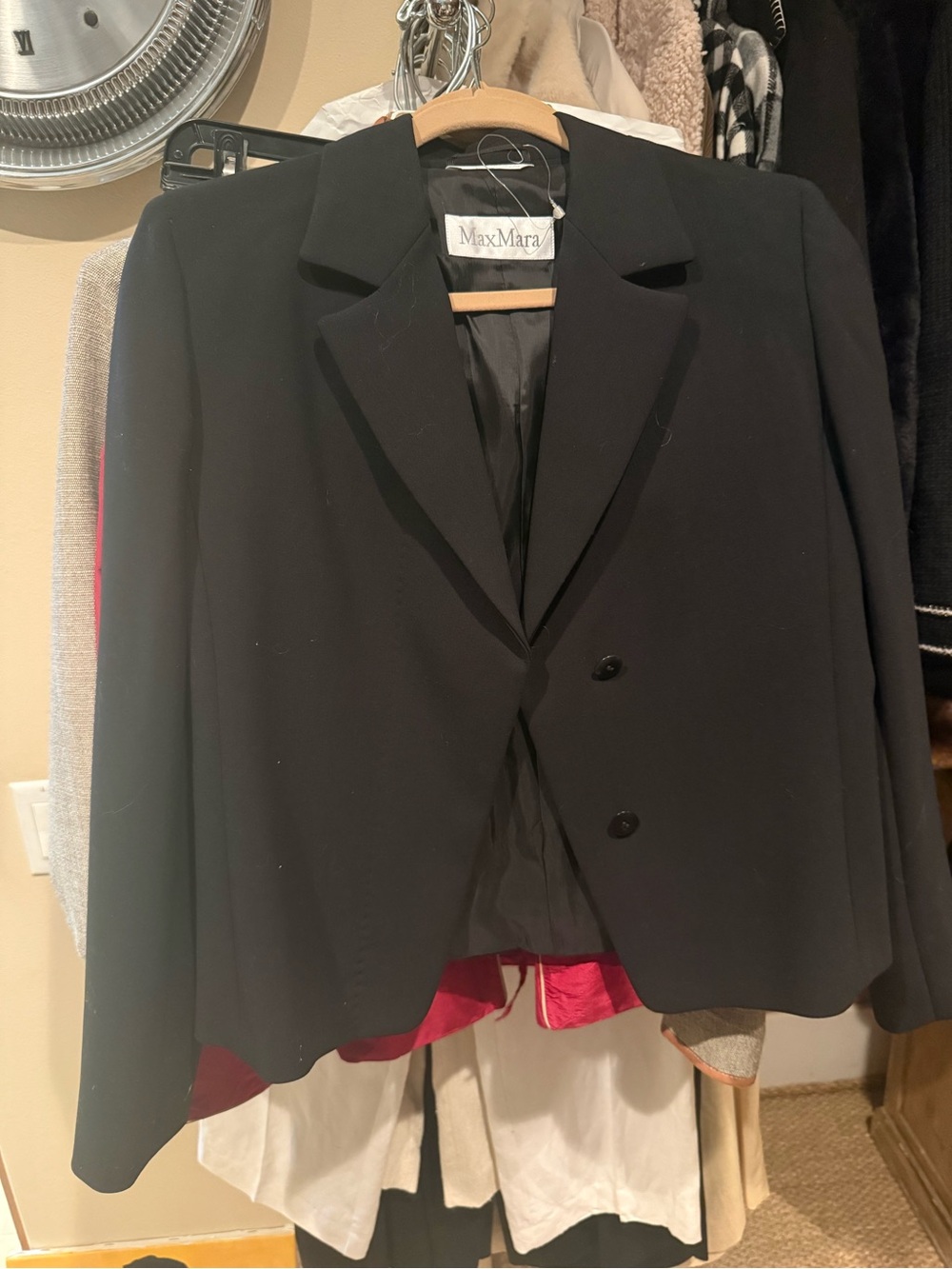 MaxMara Black Women's Tailored Blazer